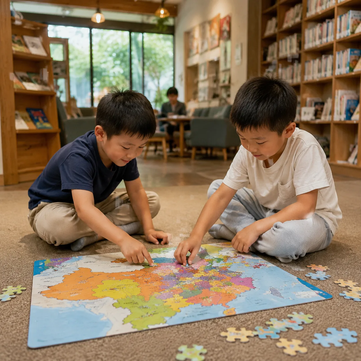 On a Rainy Afternoon in Hangzhou, My Child Asked a Stranger to Play Together