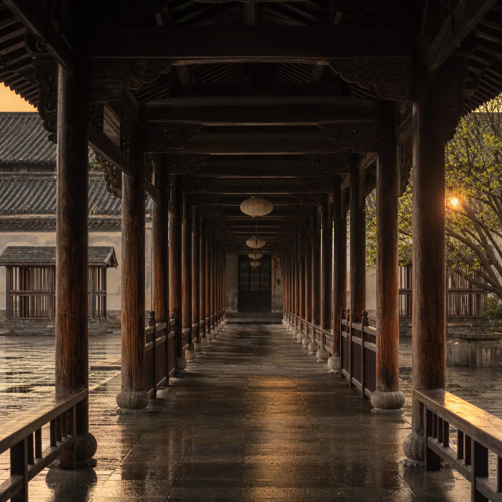 I Understood Why Traditional Chinese Architecture Slows the Body Only After Standing Under the Eaves