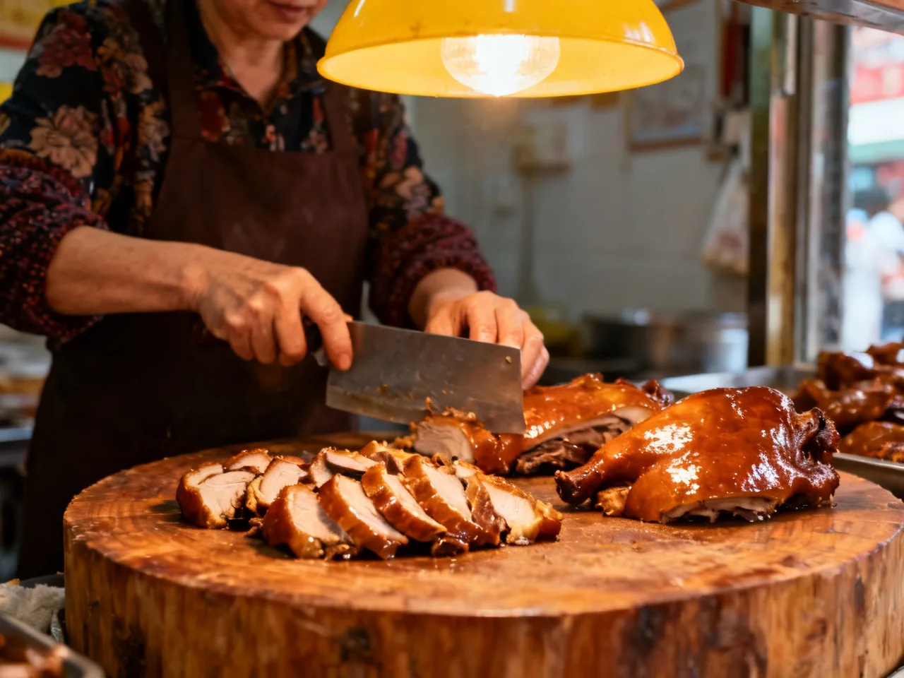 熟食店玻璃柜前那句“几个人吃”，让我第一次学会在中国别只按克数点菜