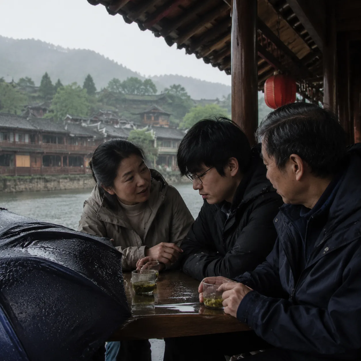 和妈妈在福州三坊七巷躲五月阵雨时，我们终于把很多不好意思问出口的话说出来了