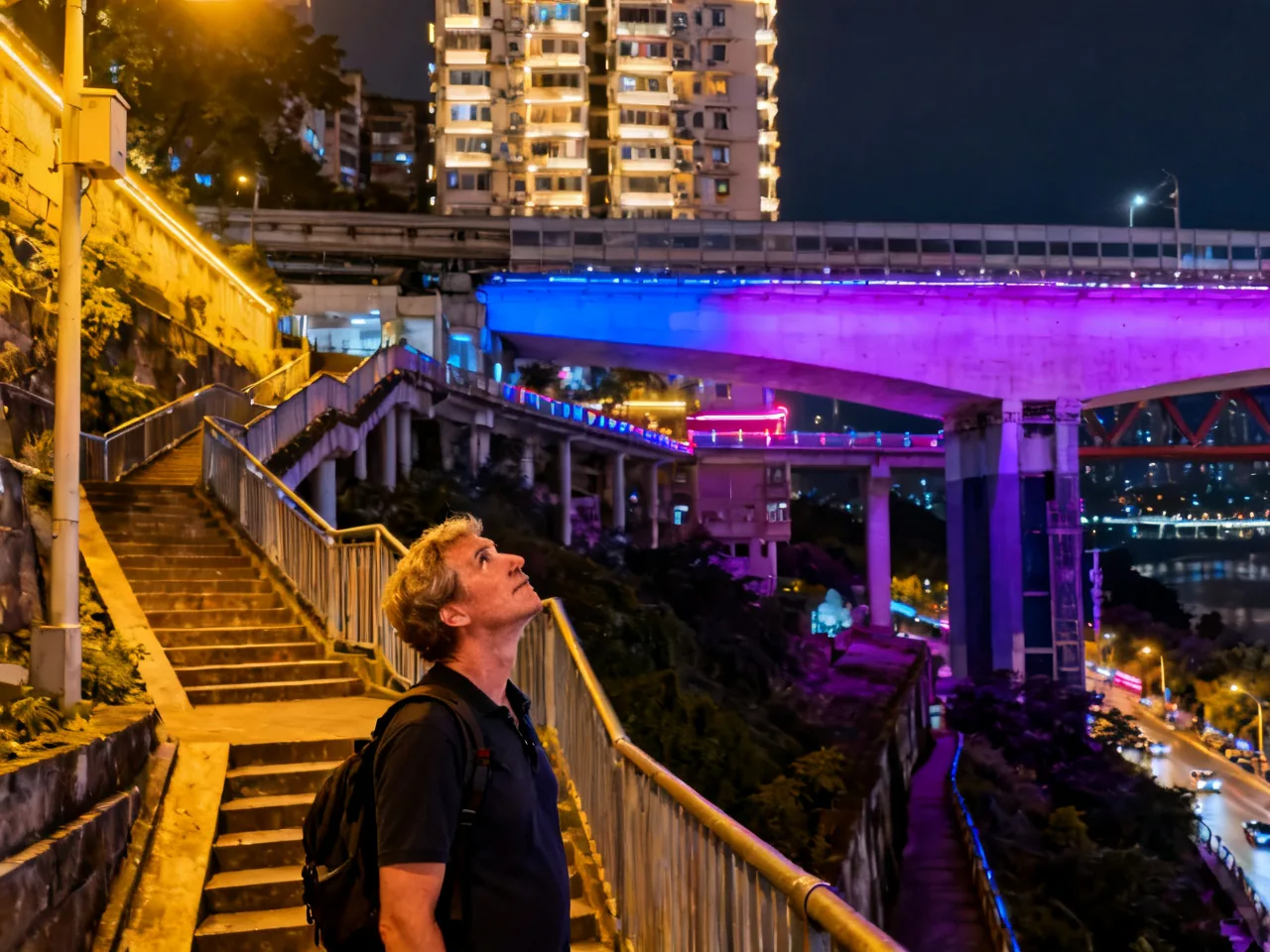 我在夜里的重庆，学会把害怕也当成风景