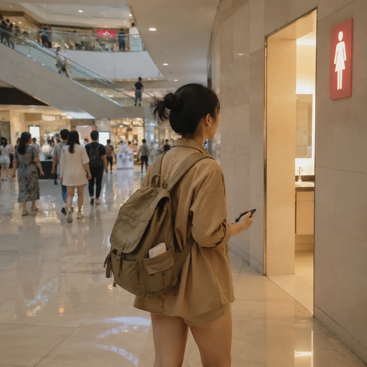 第一次用中国公共厕所，我学会提前看标识和纸巾