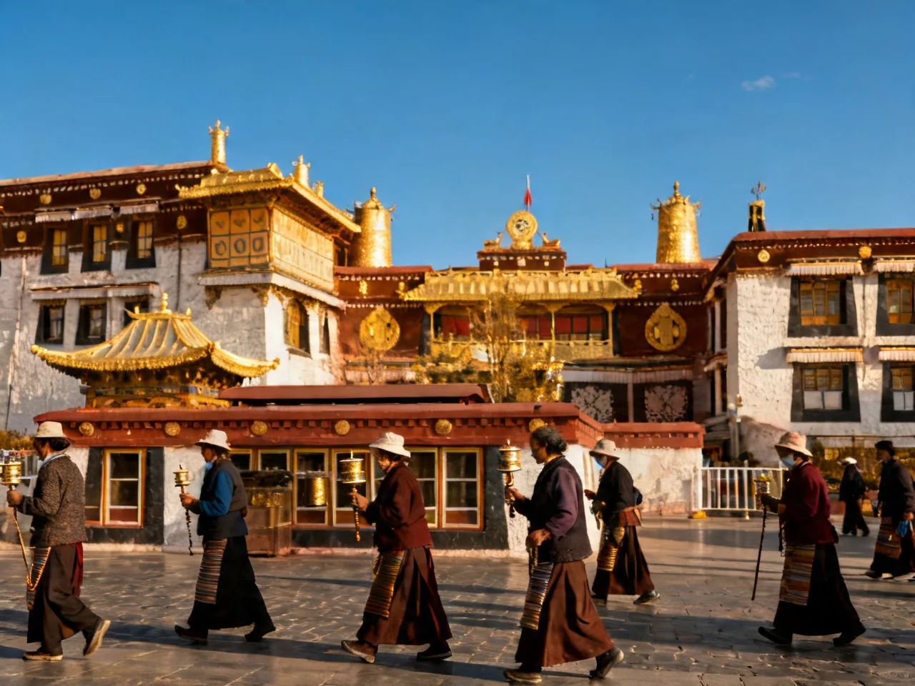 西藏拉萨朝圣之旅：布达拉宫与大昭寺