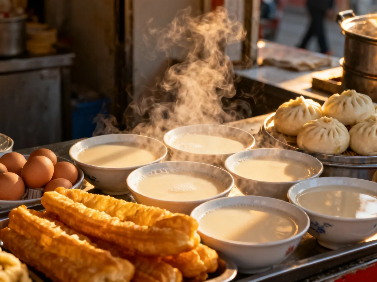 At Chinese Breakfast Stalls, I Slowly Understood Why Everyone Seems to Have a Usual Combo