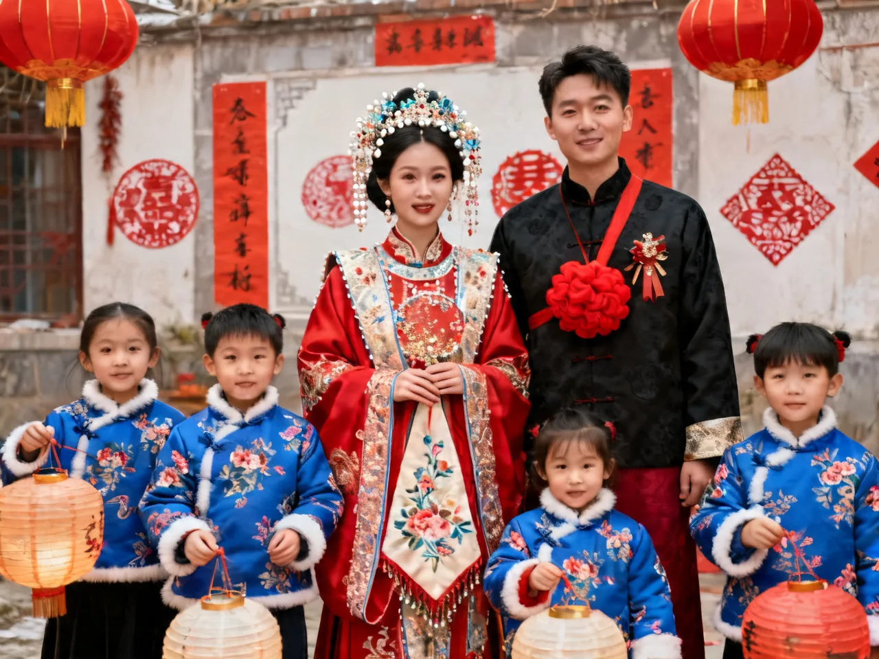 婚礼与节庆中的传统服饰