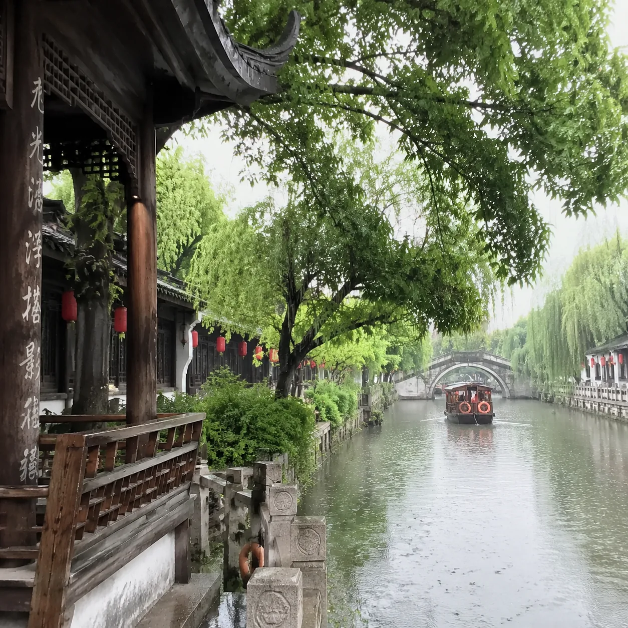 我在扬州瘦西湖边躲五月小雨，才知道一个人旅行也可以很热闹