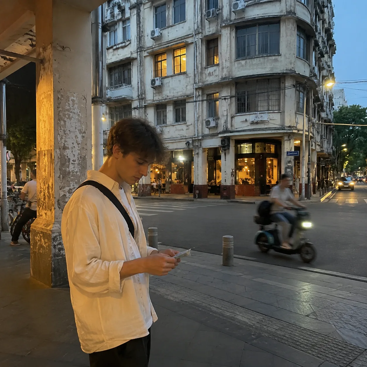 I Entered Xiamen’s Night When That Old Lamp Lit Up on Kaiyuan Road
