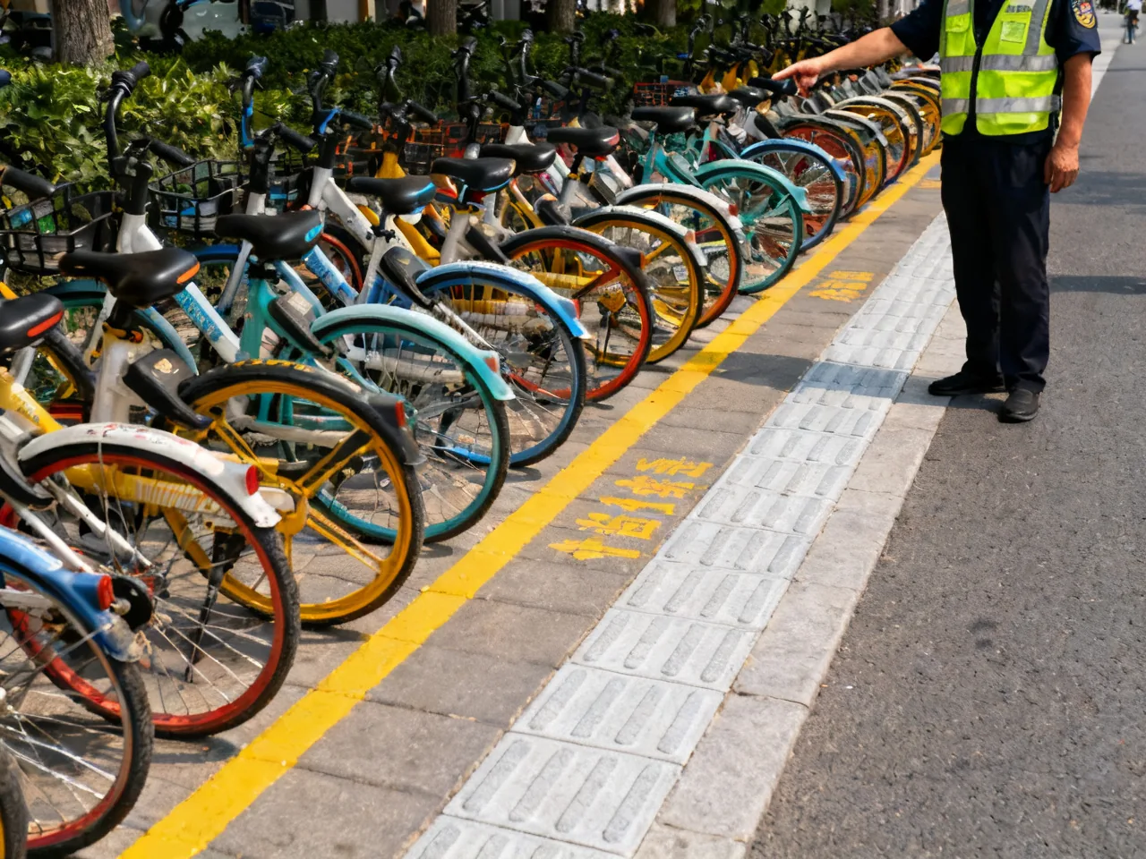 The Moment I Properly Parked a Shared Bike Outside the Metro, I Understood That Locking It Is Not the End