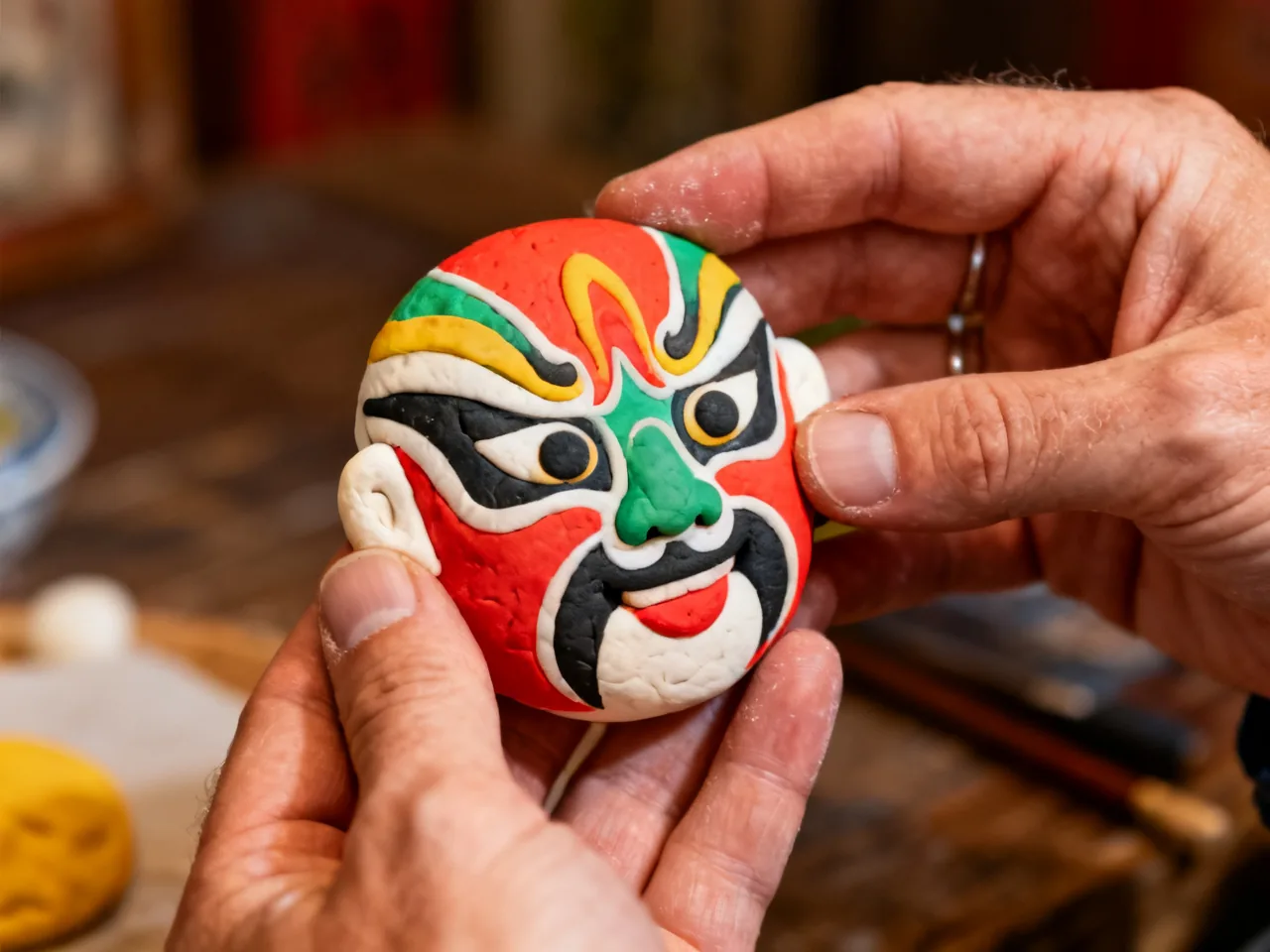 At a Dough Figurine Stall: The First Time I Saw Flour and Dough Grow a Face
