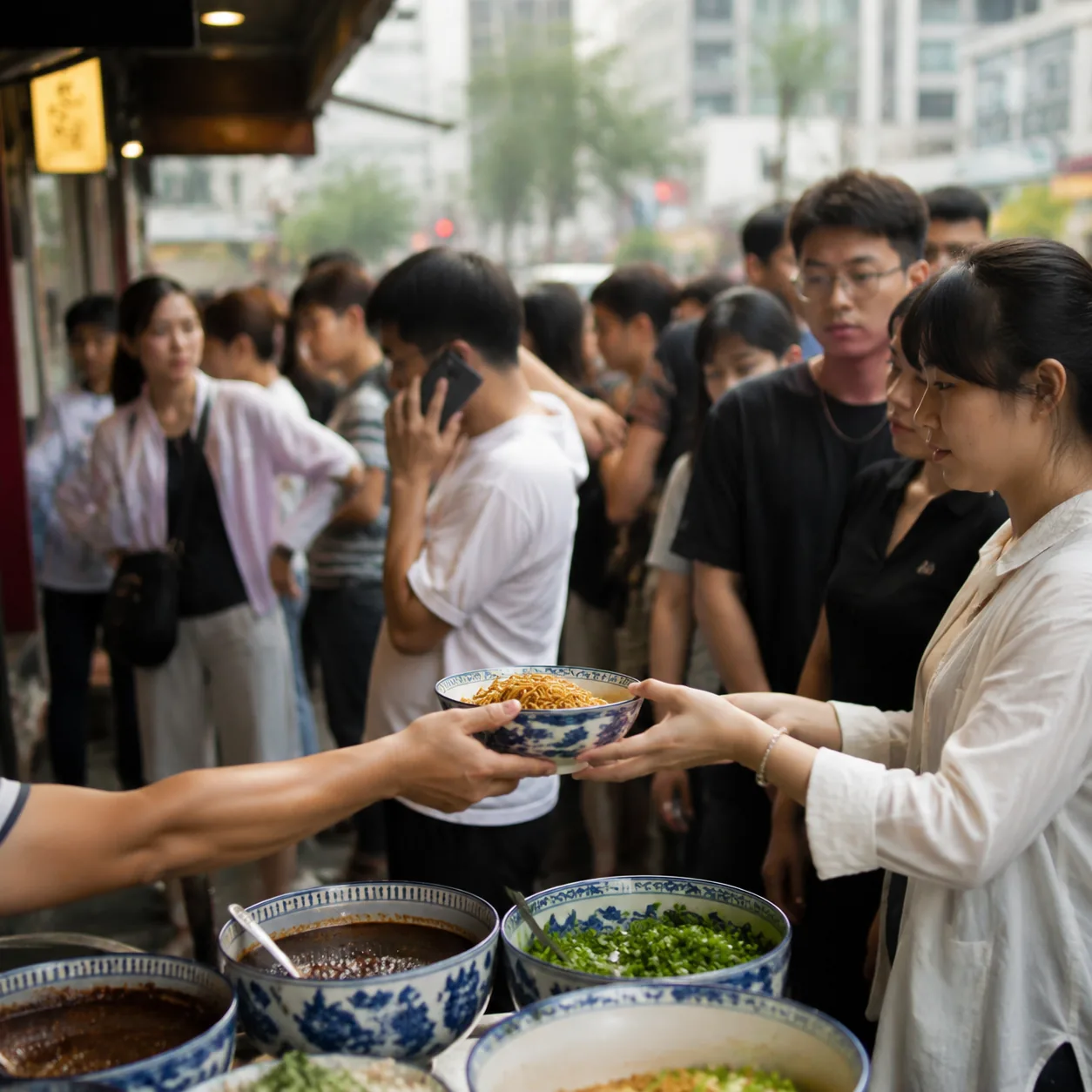 A Queue for Hot Dry Noodles in Wuhan Taught Me to Read a City’s Temper