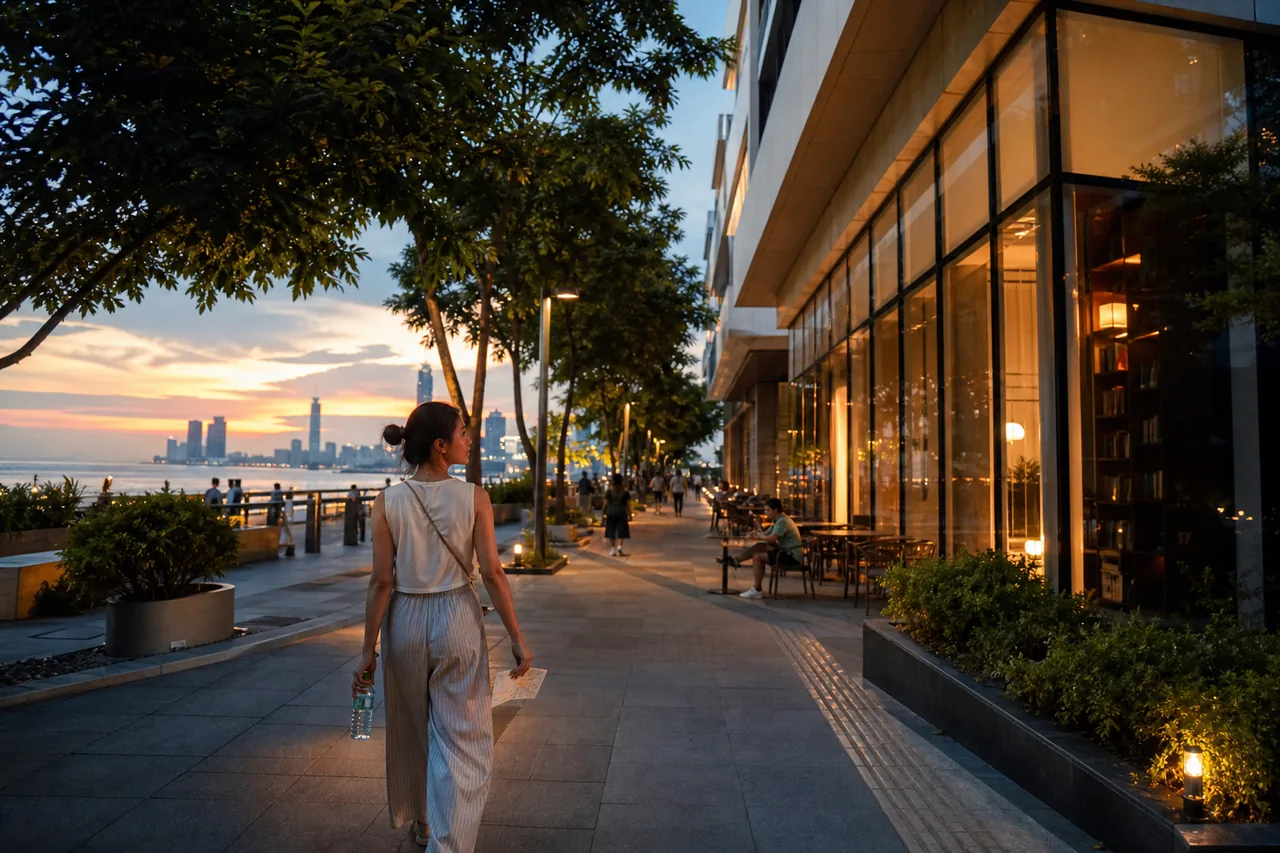 如果八月只能挑几站，笔者会把海风、馆藏和夜路留给这三座城