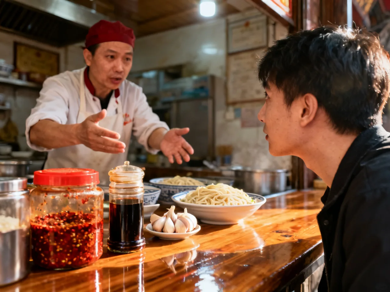 The First Lesson I Learned in a Chinese Noodle Shop Was to Check the Table Seasonings Before Adding Chili