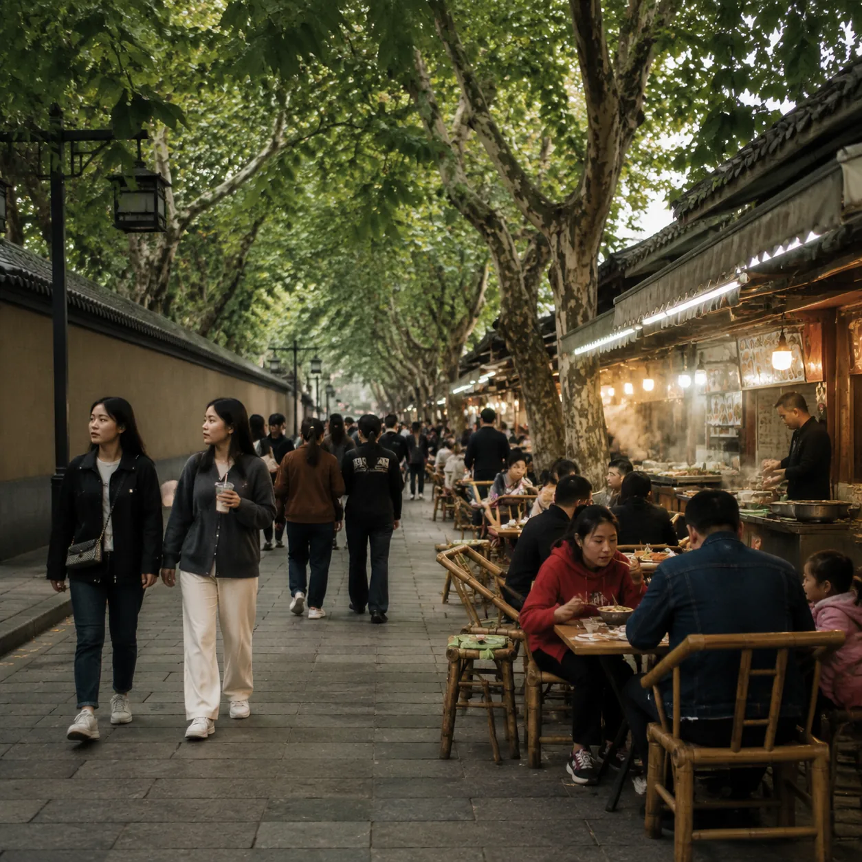 成都最会让国外镜头停久一点的，往往不是熊猫，而是人坐下来以后那股松弛