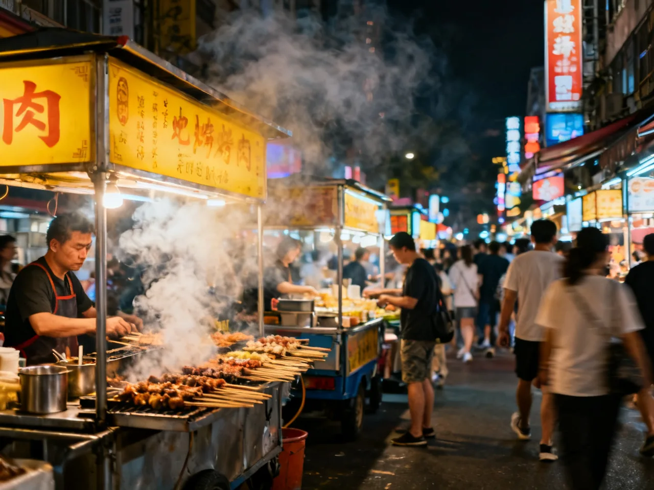 夜宵去哪里：西安、长沙、重庆三城口味地图