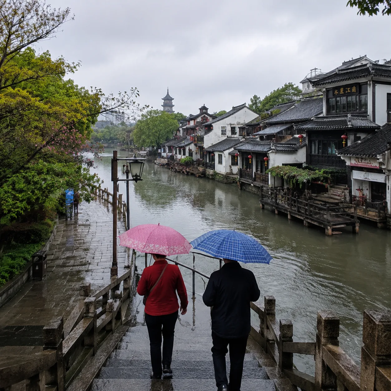 陪爸妈在湖州的五月细雨里找饭馆，我才知道一家人最稳定的路线其实是“先坐下”