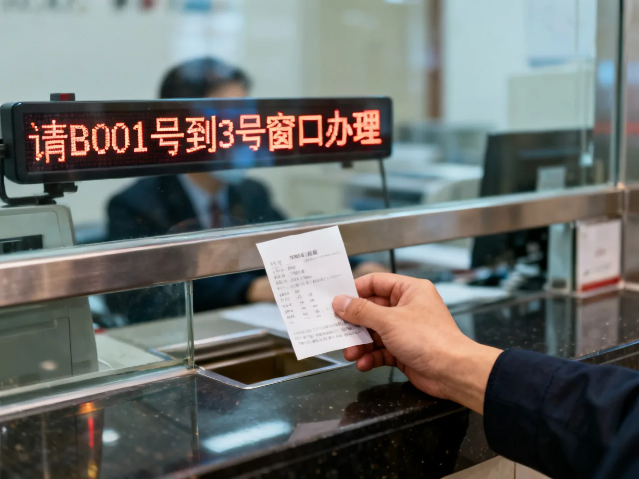 第一次一个人进中国银行，我学会先取号再去找窗口