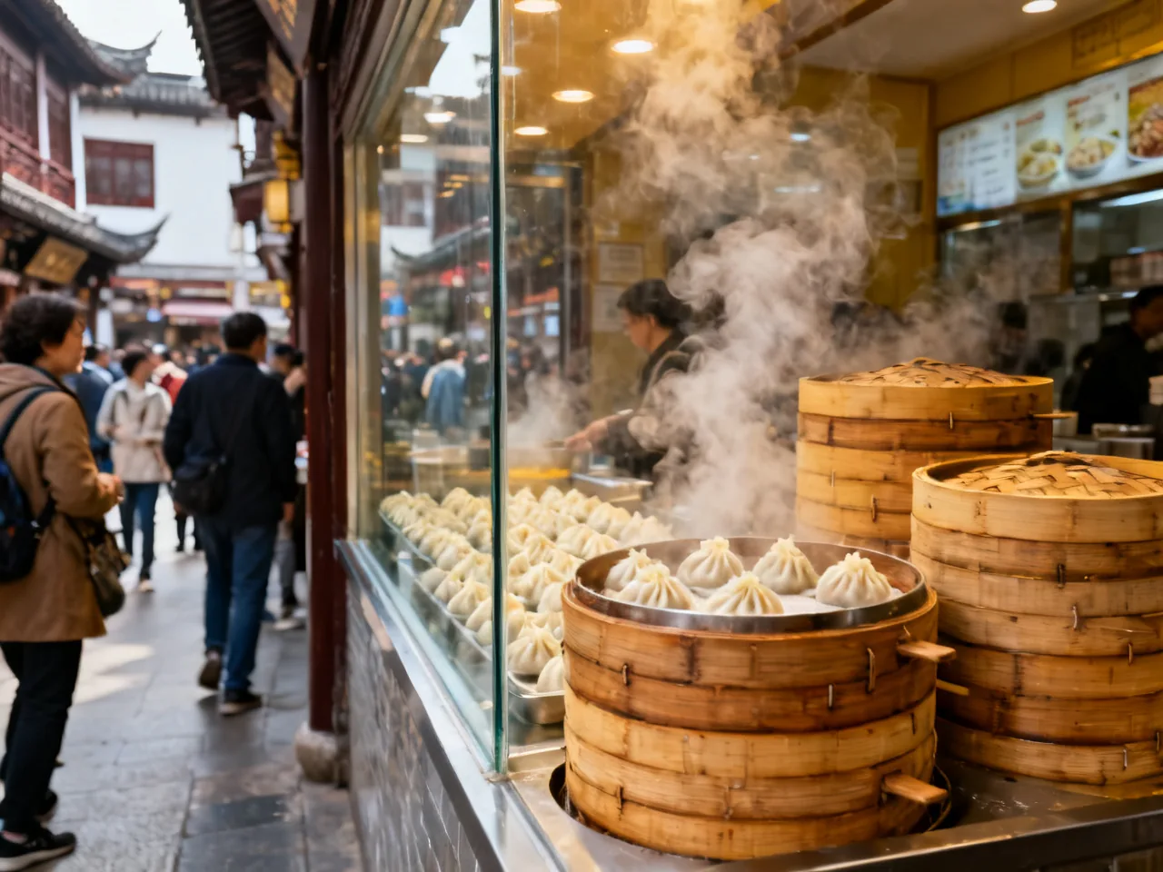 我在重庆磁器口边走边吃陈麻花：现金和扫码怎么备份