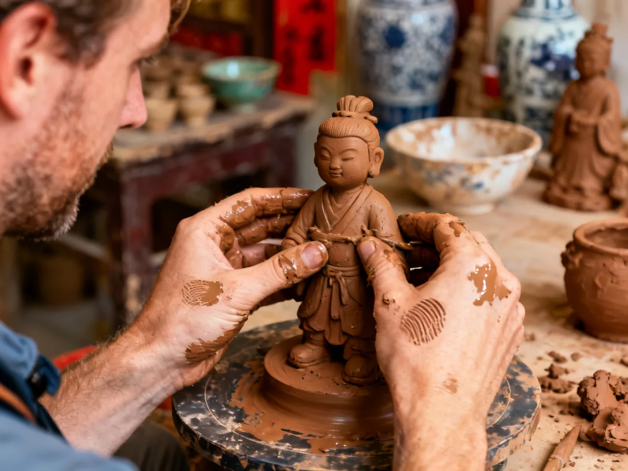 泥塑体验：我第一次觉得泥土不是材料，而是一种很慢的语言