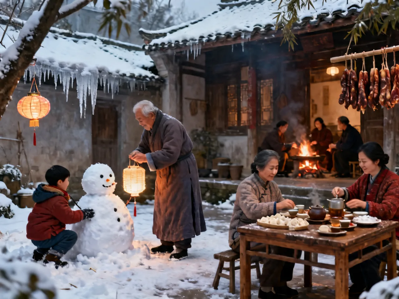 十二月的中国：北方玩雪，南方过冬