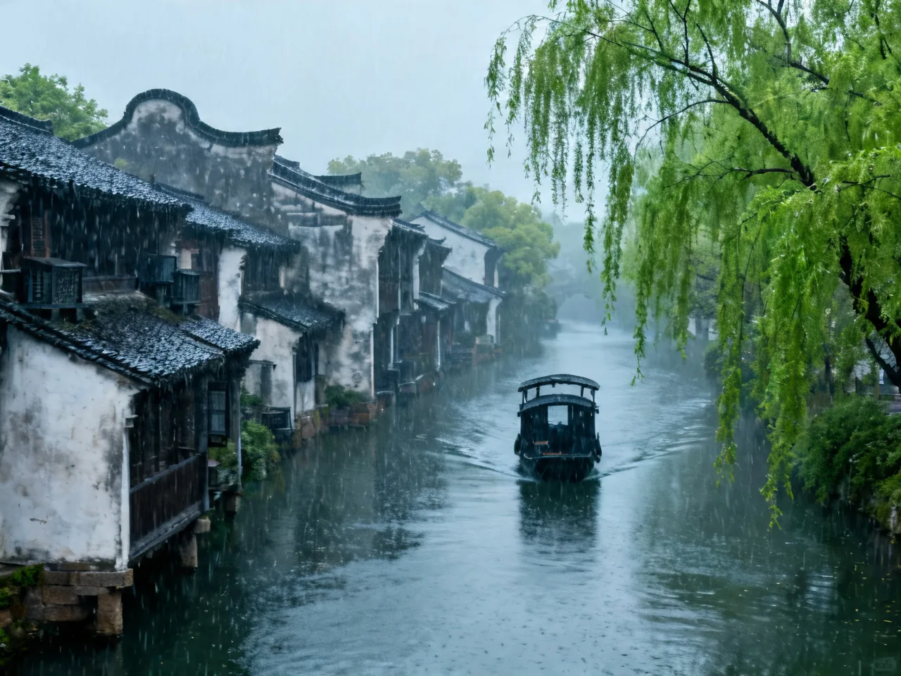 April in Jiangnan: Misty Rain and Ancient Water Towns