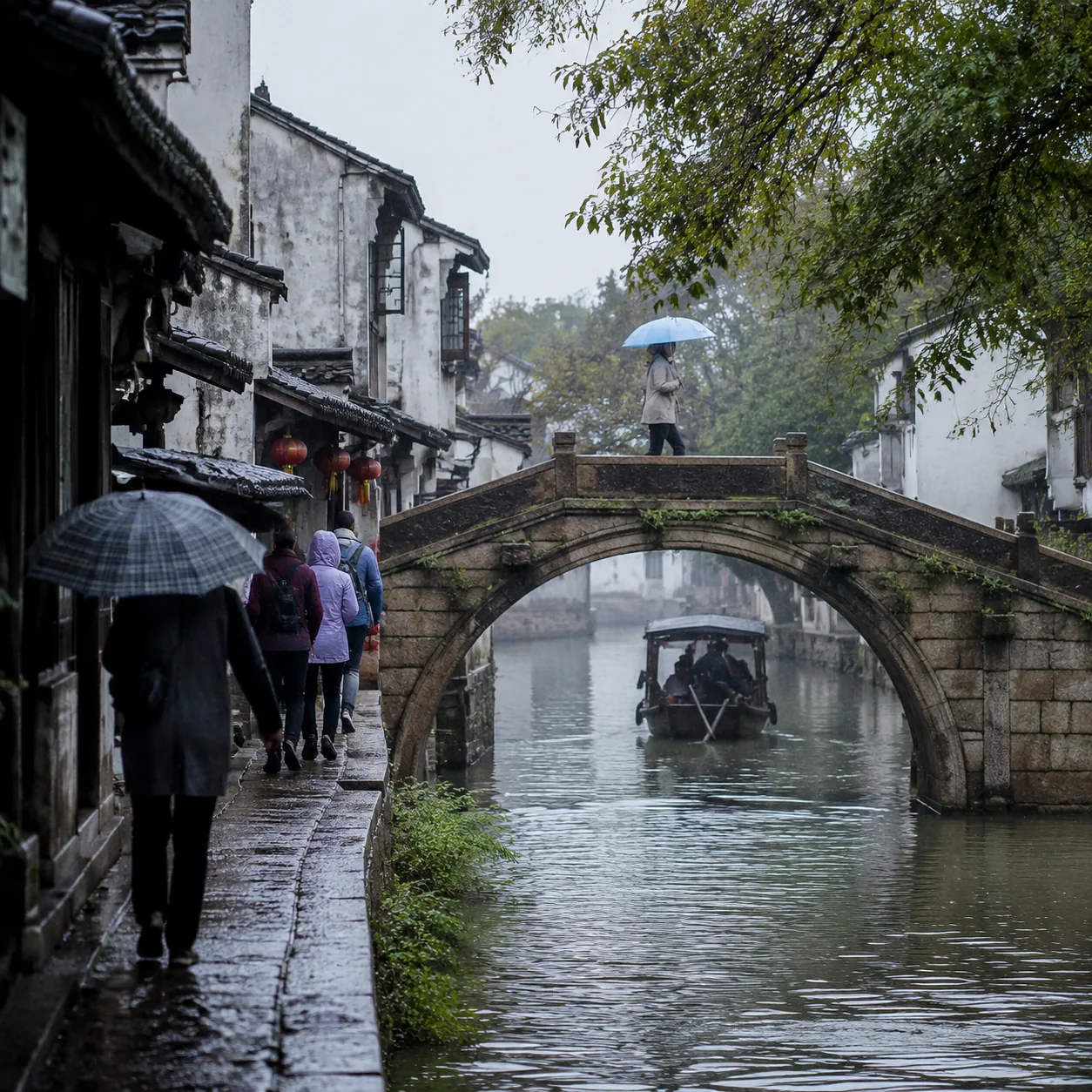 When Rain Comes to Suzhou, What Fails First Is Not the Map but the Confidence That the City Is Easy to Walk