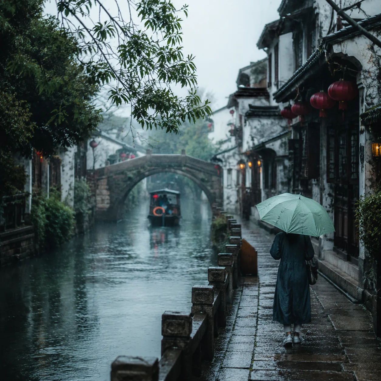When Rain Comes to Suzhou, What Fails First Is Not the Map but the Confidence That the City Is Easy to Walk